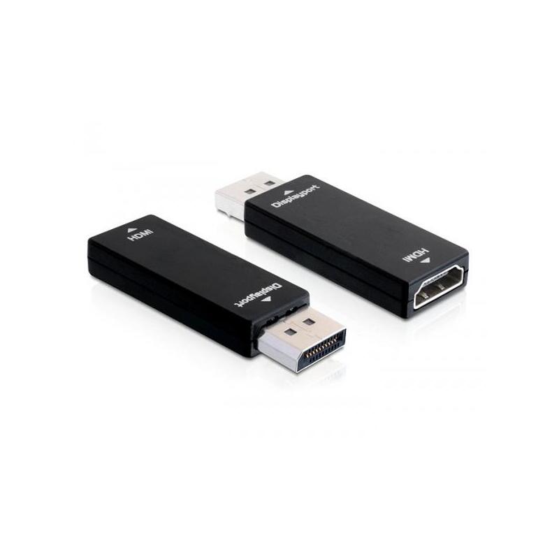 Delock Adaptador Displayport A Hdmi Negro 65258