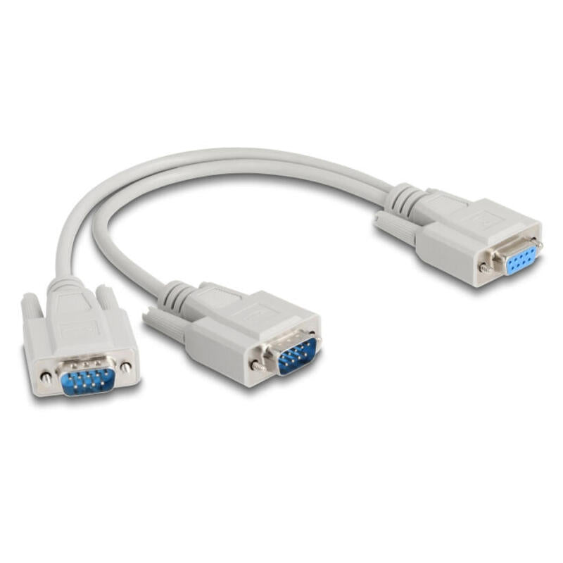 Delock Adapter Y Cable D Sub Bu/2x St Con Tornillos 30cm