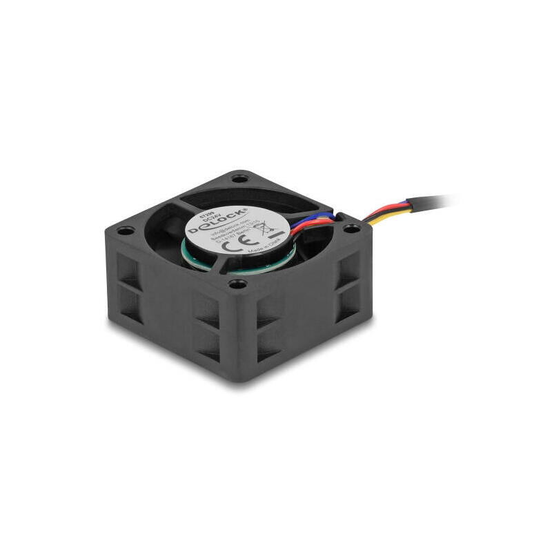 Delock Axiallüfter 24 V Dc, 40 X 40 X 20 Mm Negro