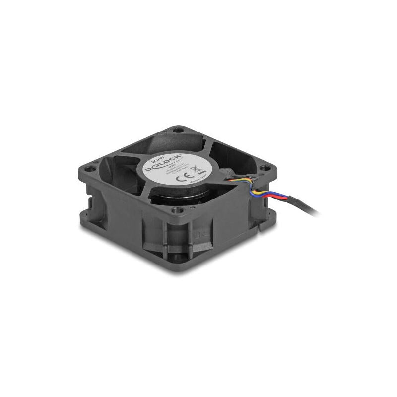 Delock Axiallüfter 24 V Dc, 60 X 60 X 25 Mm Negro