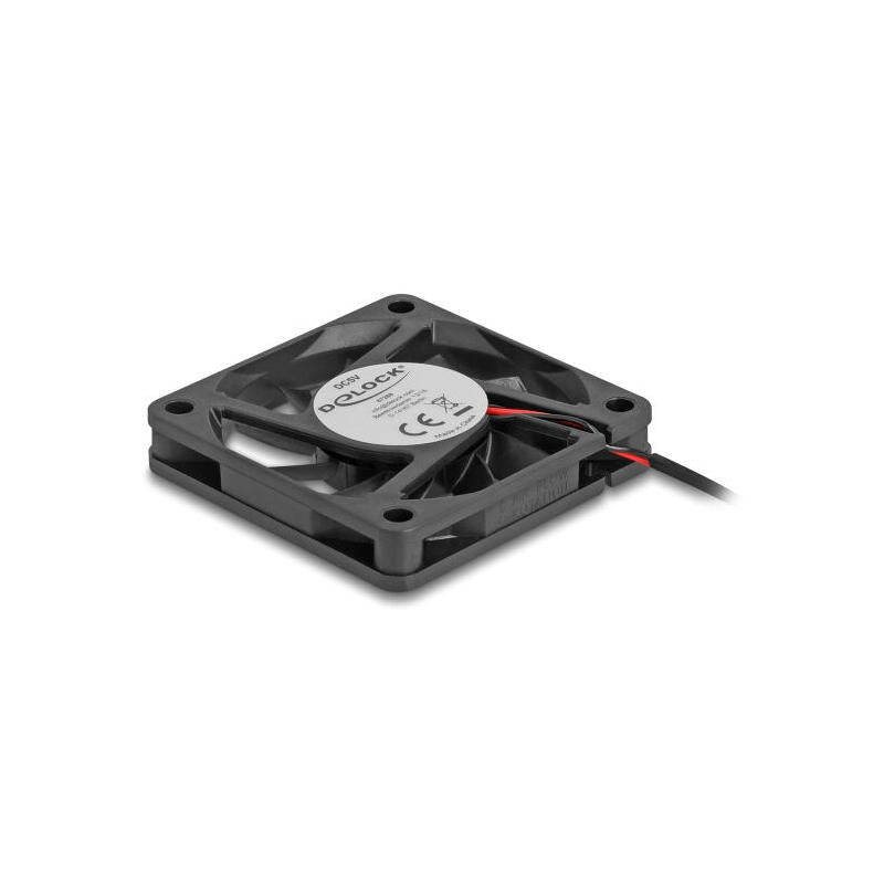 Delock Axiallüfter 5 V Dc, 60 X 60 X 10 Mm Negro