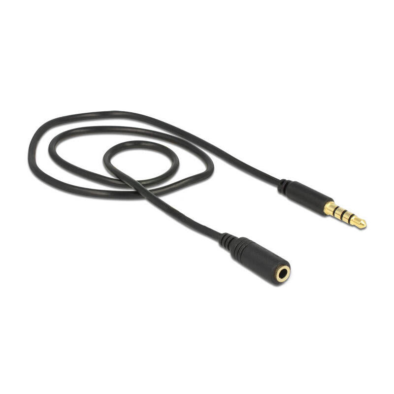 Delock Cable De Audio Jack 3,5mm -> 3,5mm M/H 0.50m 4pin