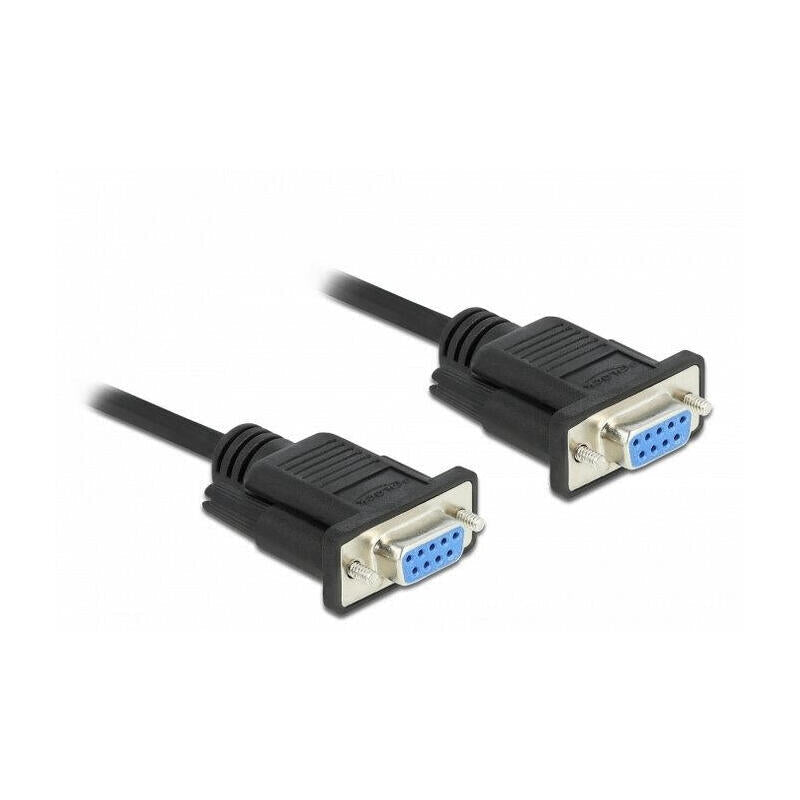 Delock Cable Seriell Nullmodem D-Sub9 10 M H Con M-Caja