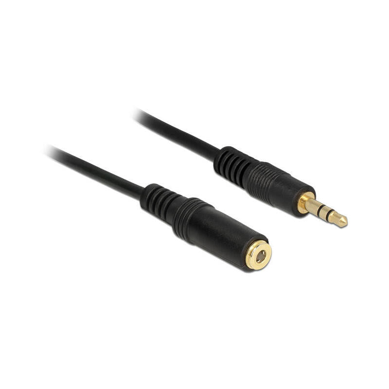 Delock Cable Stereo Jack Ext 3.5mm 3 Pin Macho
