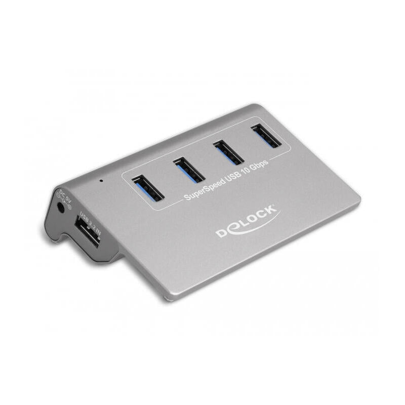 Delock Concentrador Usb 3.2 Gen 2 Con 4 Puertos Usb Tipo-A