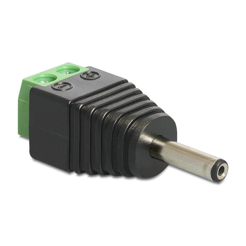 Delock Conector Jack Dc 1.3 X 3.5 Mm Male Terminal Block 2 Pin