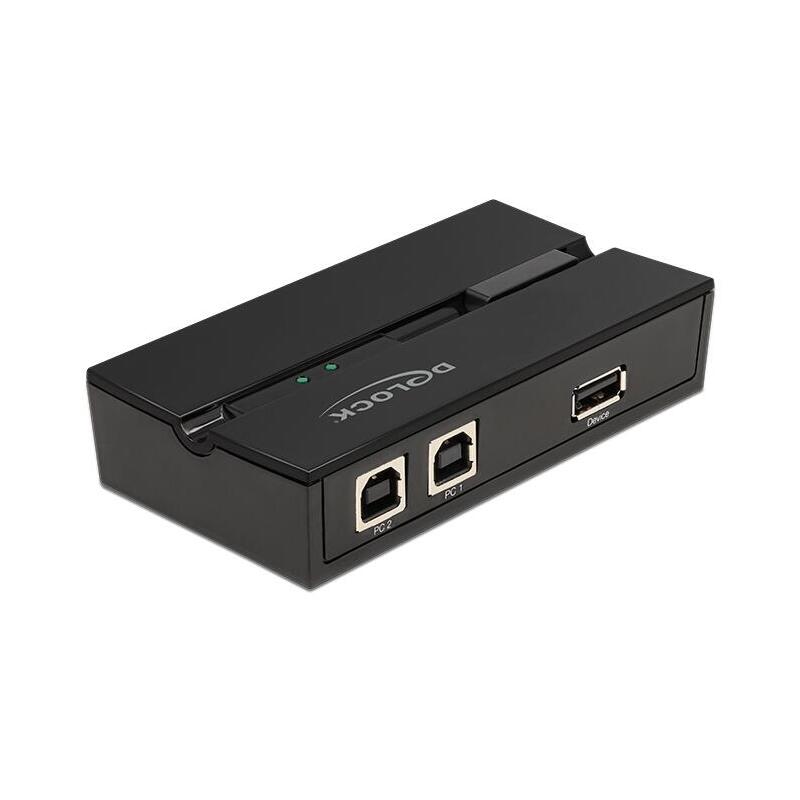 Delock Conmutador Usb 2.0 Para 2 Pc En 1 Dispositivo 11491