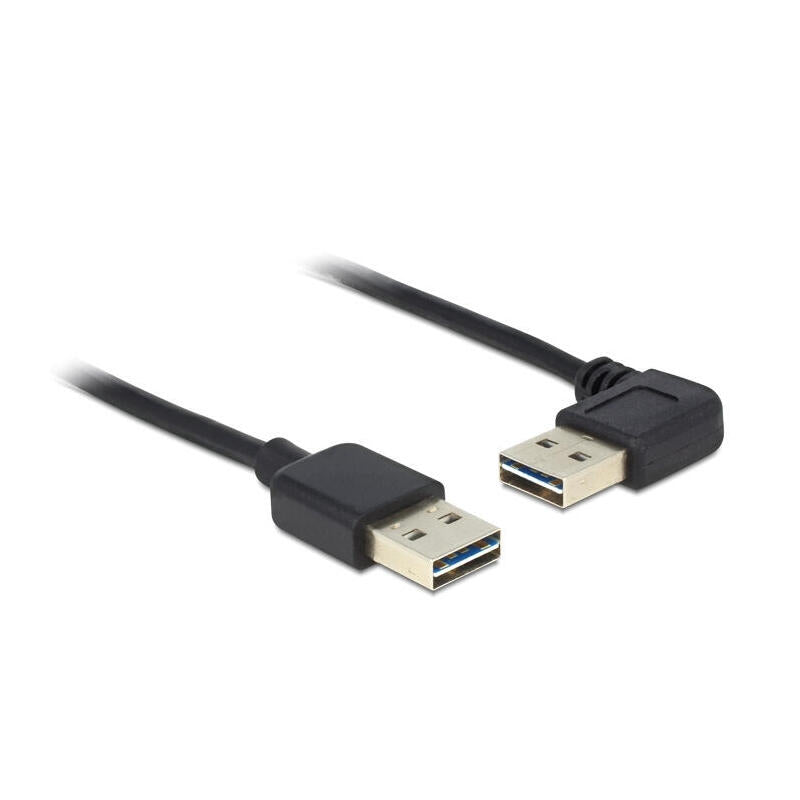 Delock Easy-Usb-Kab.2.0 A Gewink. Re Li -> Eus-A 0.5m Sch