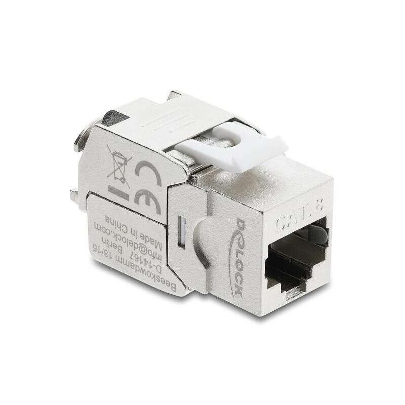Delock Keystone Modulorj45 Hembra A Lsa Cat.8.1 Geschirmt Werkzeugfrei