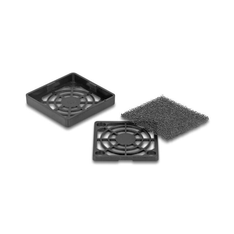 Delock Lüftergitter Con Staubfilter 40 X 40 Mm Negro