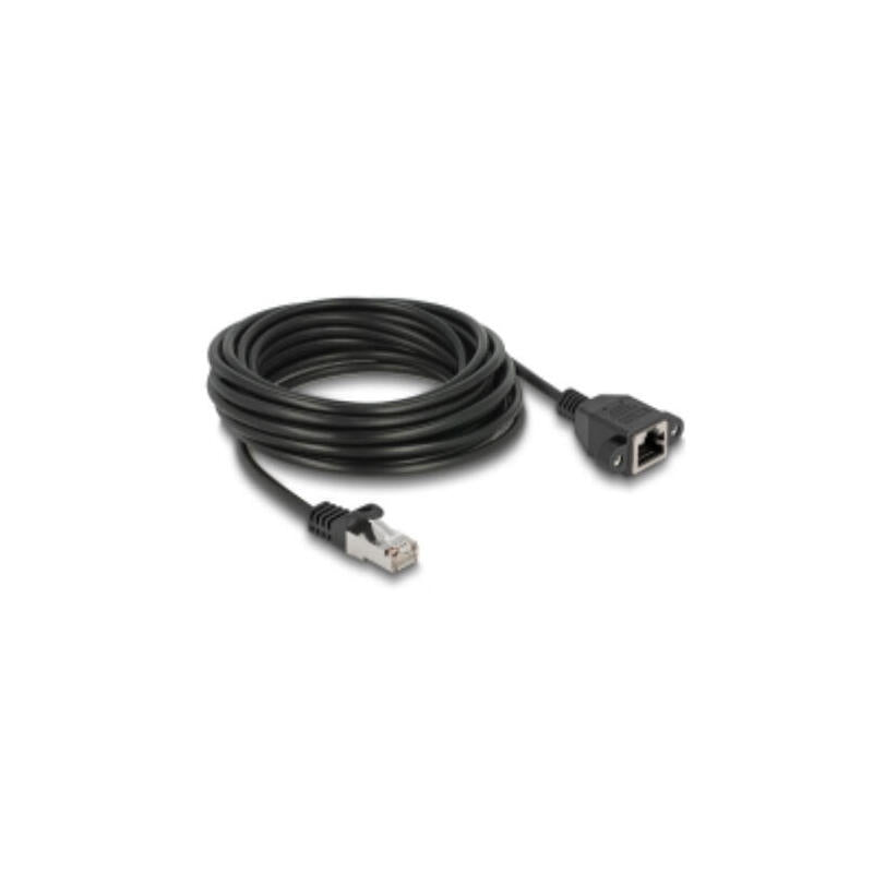 Delock Netzwerk Cable De Extensión S/Ftp Rj45 Hembra/Macho Cat.6a 5 M