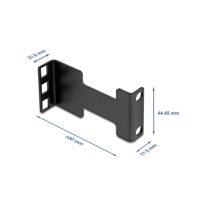 Delock Server Rack Tiefenerweiterung Adaptador Montagekit Bis 10 Cm 1 He Negro