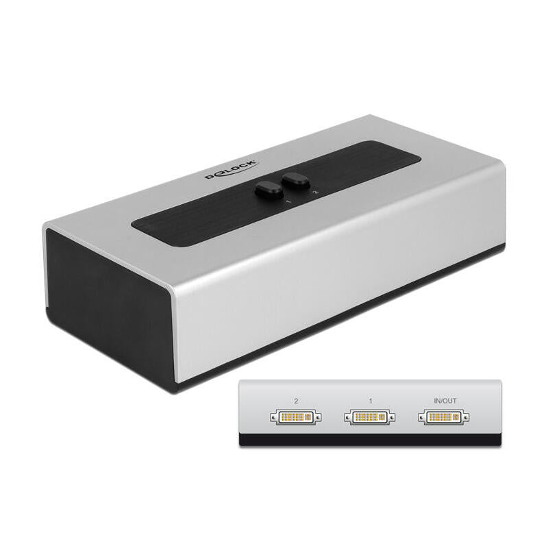 Delock Switch Dvi 2-Puertos Manual Bidireccional - 87664