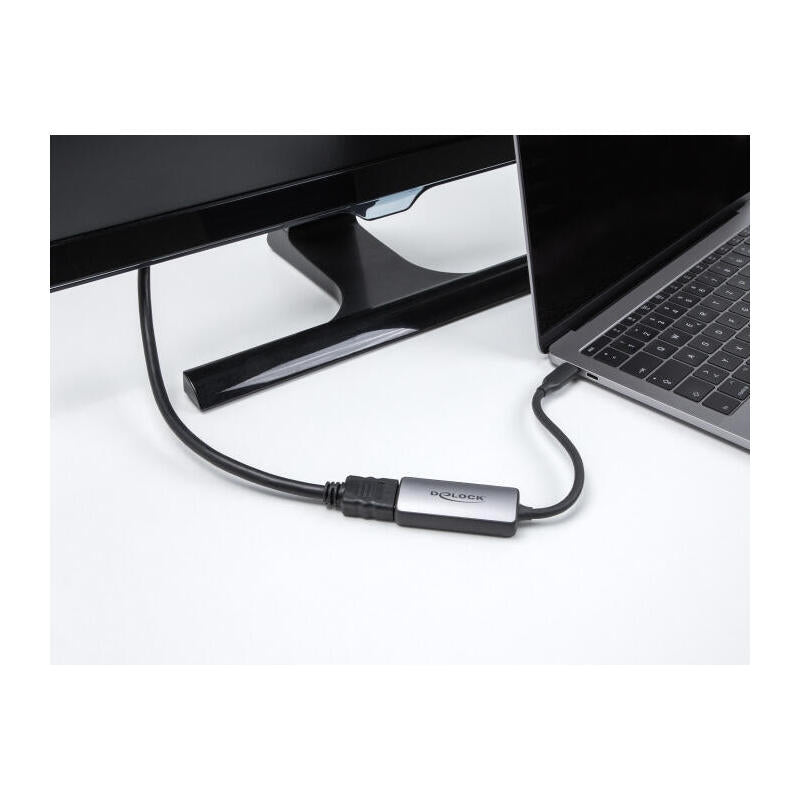 Delock Usb Tipo-C Adaptador A Hdmi (Dp Alt Mode) 8k 60 Hz Con Hdr Y Hdcp