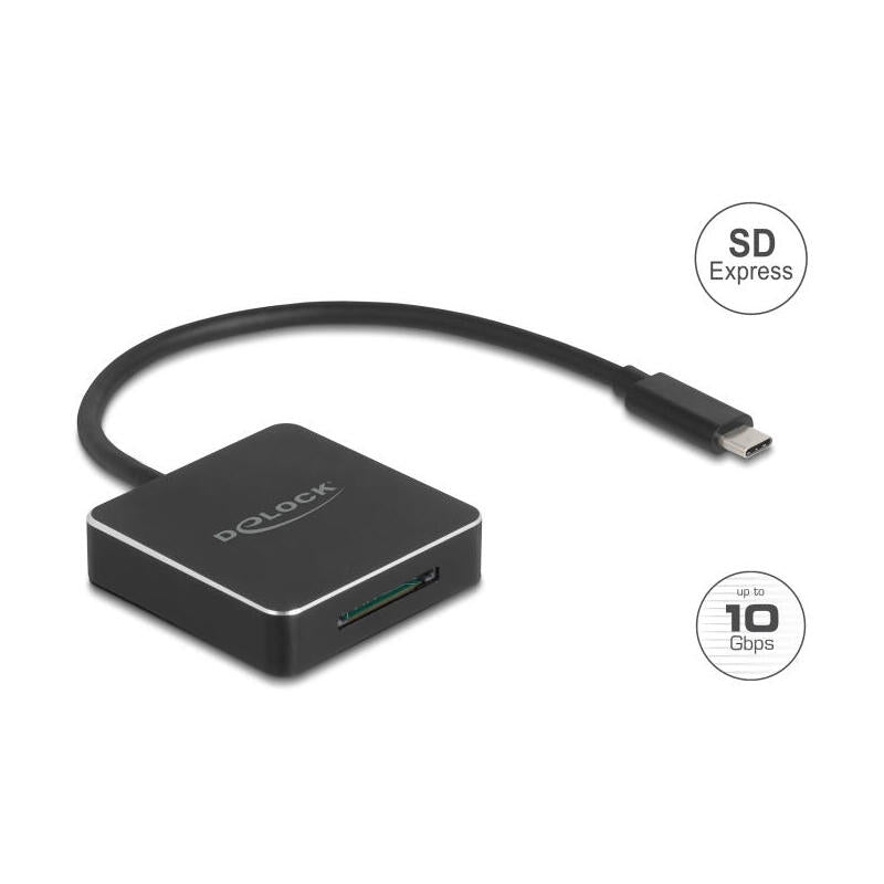 Delock Usb Tipo-C Card Reader Para Sd Express (Sd 7.1) Speicherkarten
