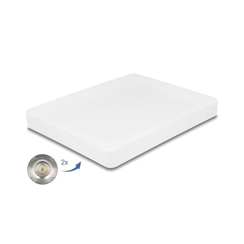 Delock Wifi 6 Mimo Antena 2 X N Hembra 8 Dbi Direktional Mastmontage Outdoor