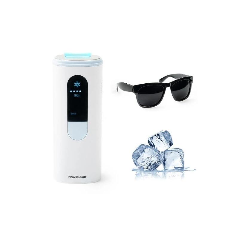 Depiladora Innovagoods Kulepil De Luz Pulsada - Funcion Frio - Incluye Accesorios - Apagado Automatico - Cable 150cm -