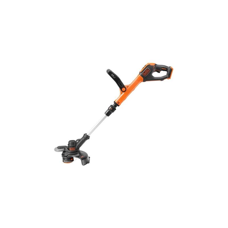 Black+Decker Battery Lawn Trimmer Stc1820pcb, Naranja/Negro De 18 Voltios, Sin Batería Y Cargador Stc1820pcb-Xj