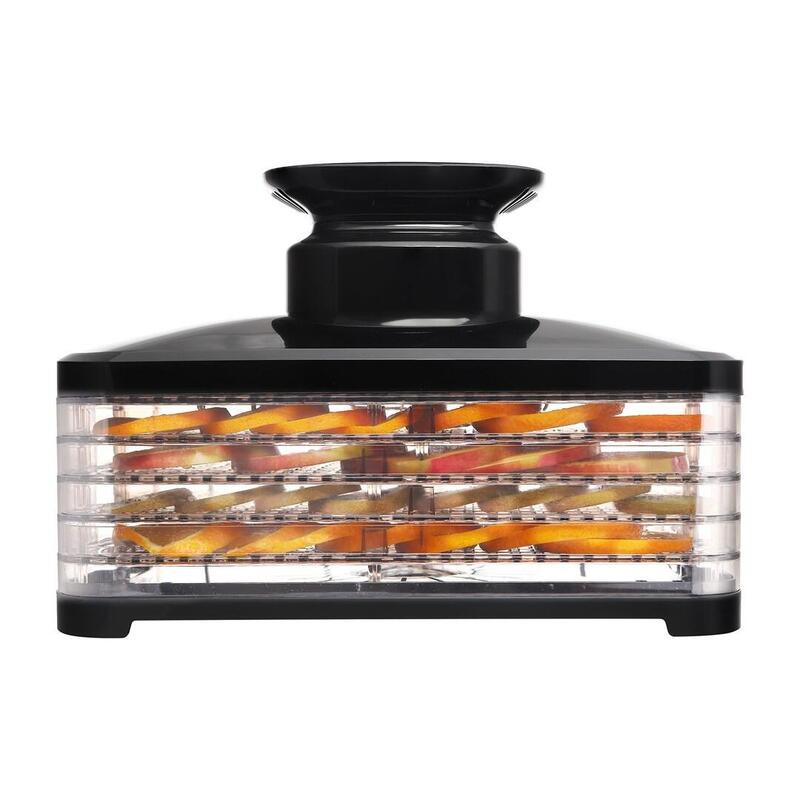 Deshidratador De Alimentos Eldom Sg520 De 400 W, Color Negro.