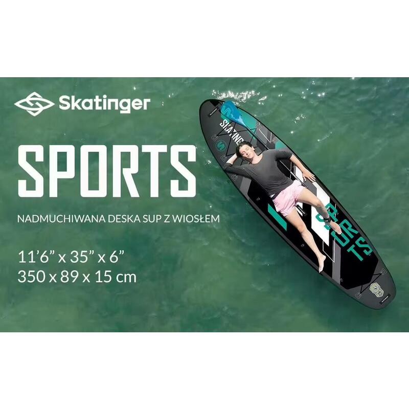 Deska Sup Skatinger Grey Sports 350x89x15 Yoga