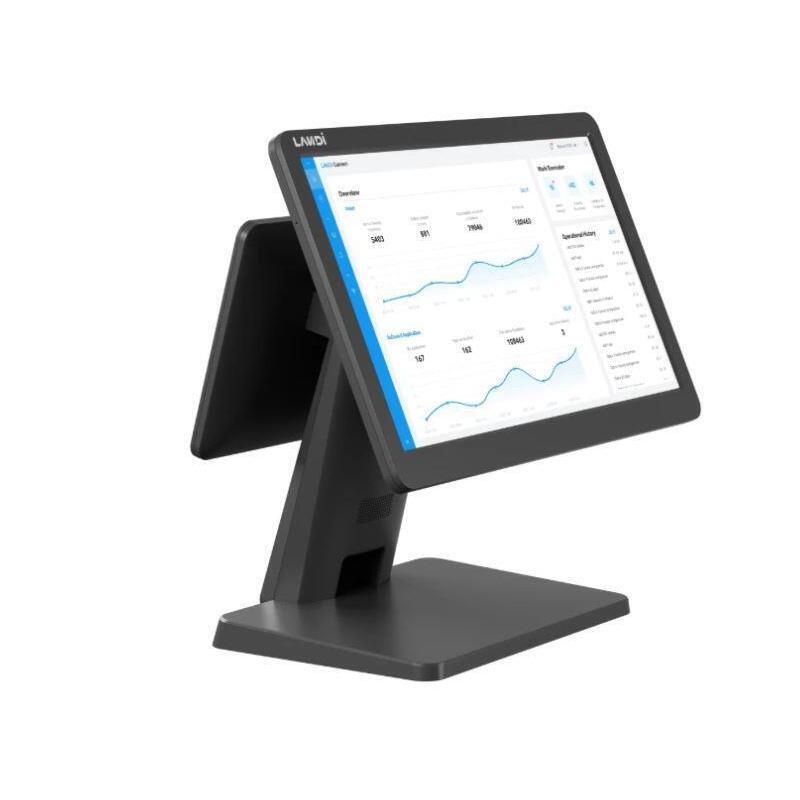 Desktop Pos Ecr 32gb 15"+10"/85305 C20lite Fhd Landi
