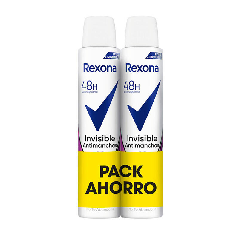 Desodorante Spray Invisible Antimanchas 48 H 200 Ml, Pack 2 Uds