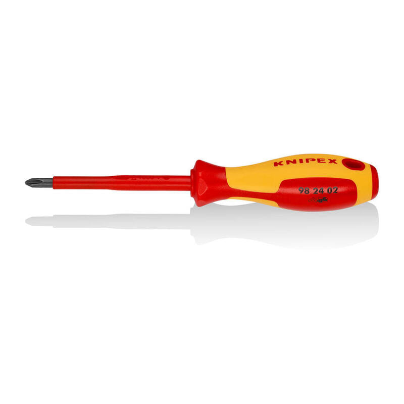 Destornillador Cruciformes Phillips 212x35x33mm 982402 Knipex