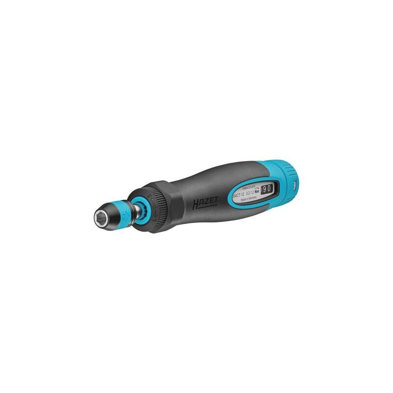 Destornillador Dinamométrico Hazet 6004ct-12 Negro/Azul, 0,2 - 1,2 Nm, Portapuntas De 1/4", Mango Redondo 6004ct-12