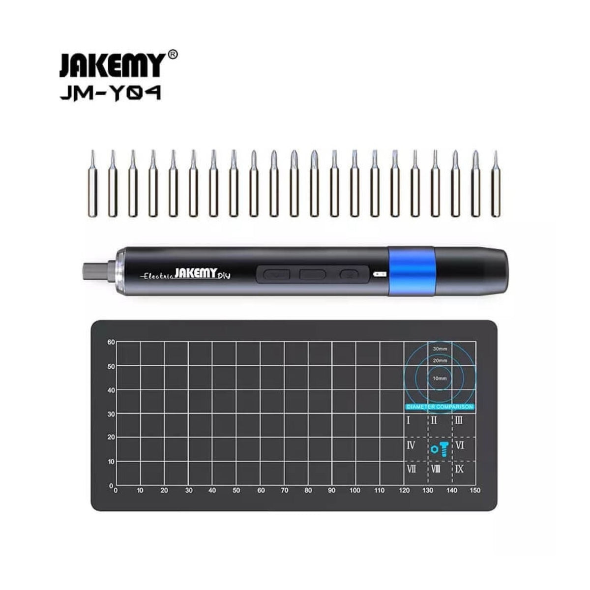 Destornillador Eléctrico De Precisión 25 En 1 Jakemy Jm-Y04