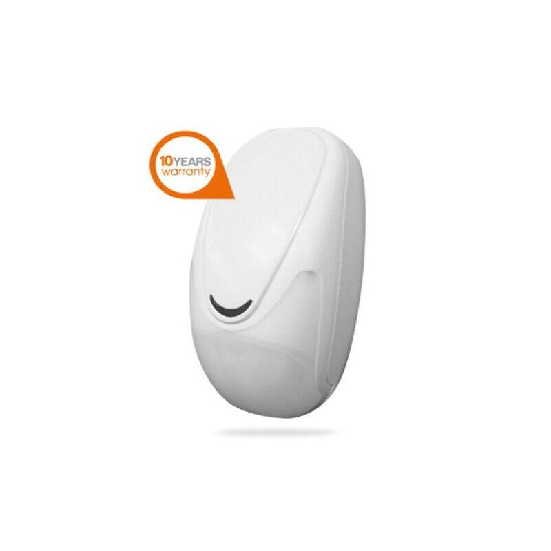 Detector Pir Amc Vía Rádio 868 Mhz. Inmune A Mascotas. Batería Incluida