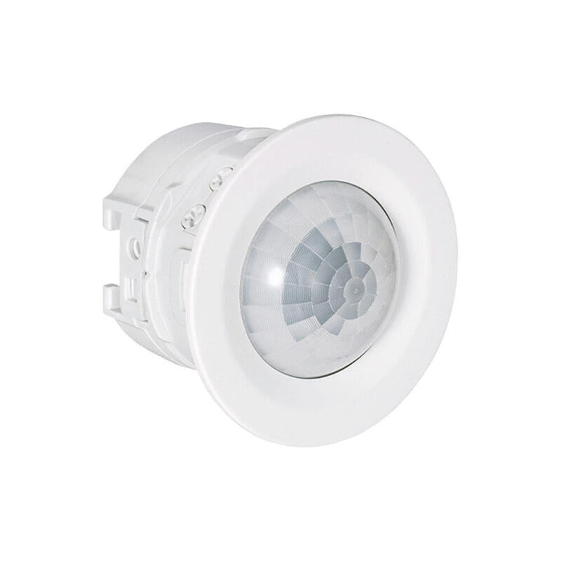 Detector Pir De 360º A Pilas Para Montaje Empotrado Interior