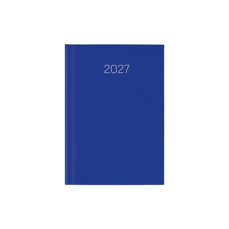 Deusto Agenda Anual D07 58-Premium 14.5x20.5cm Dp 839-Azul Reflex 2027