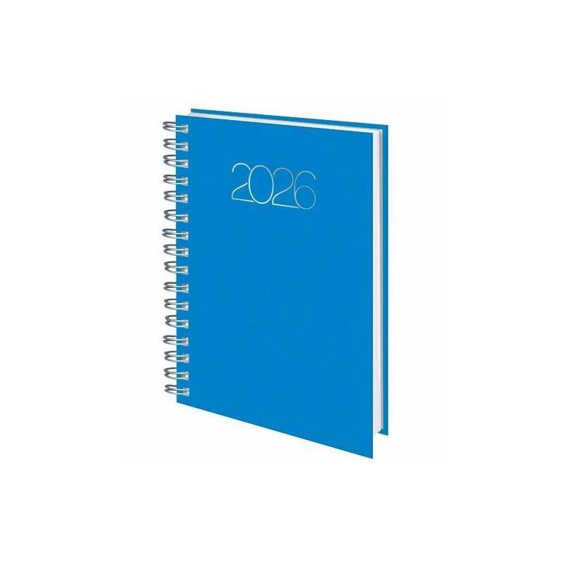 Deusto Dietario-D08 Base Wire'O 58-Premium 14.1x20.5cm Dp B32-Azul 2026