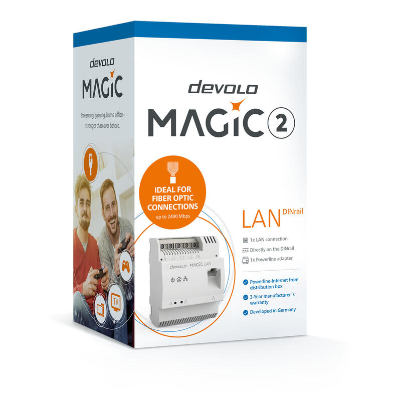 Devolo Magic 2 Lan Dinrail