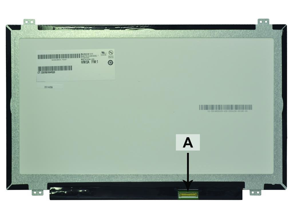 2-Power Pantalla 14.0 Wuxga 1920x1080 Led Matte W Ips Para Dell Latitude E7440 Scr0501b