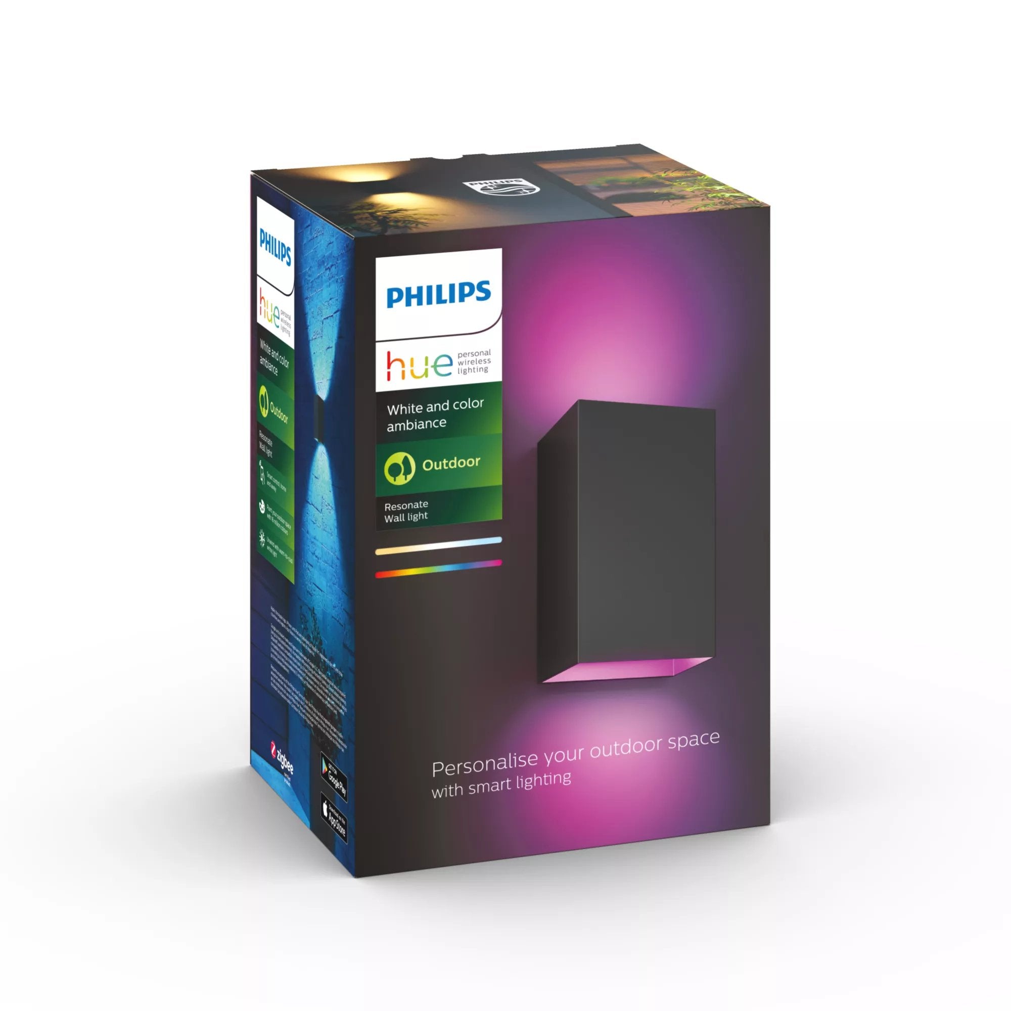 Philips Hue Resonate Kinkiet Czarny 2x8