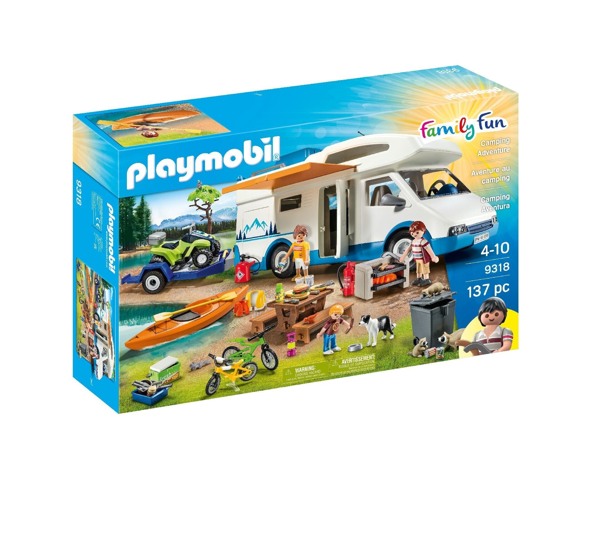 Playmobil Family Fun 9318 Wycieczka Samochodem Kempingowym