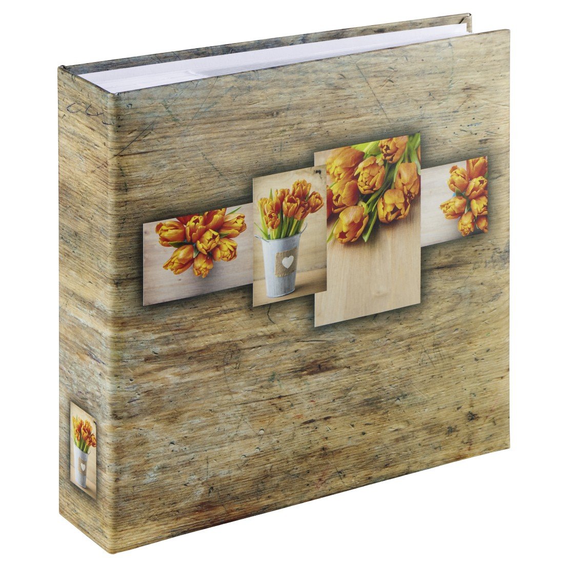 Hama Rustico Álbum De Foto Y Protector Naranja 100 Hojas 10 X 15