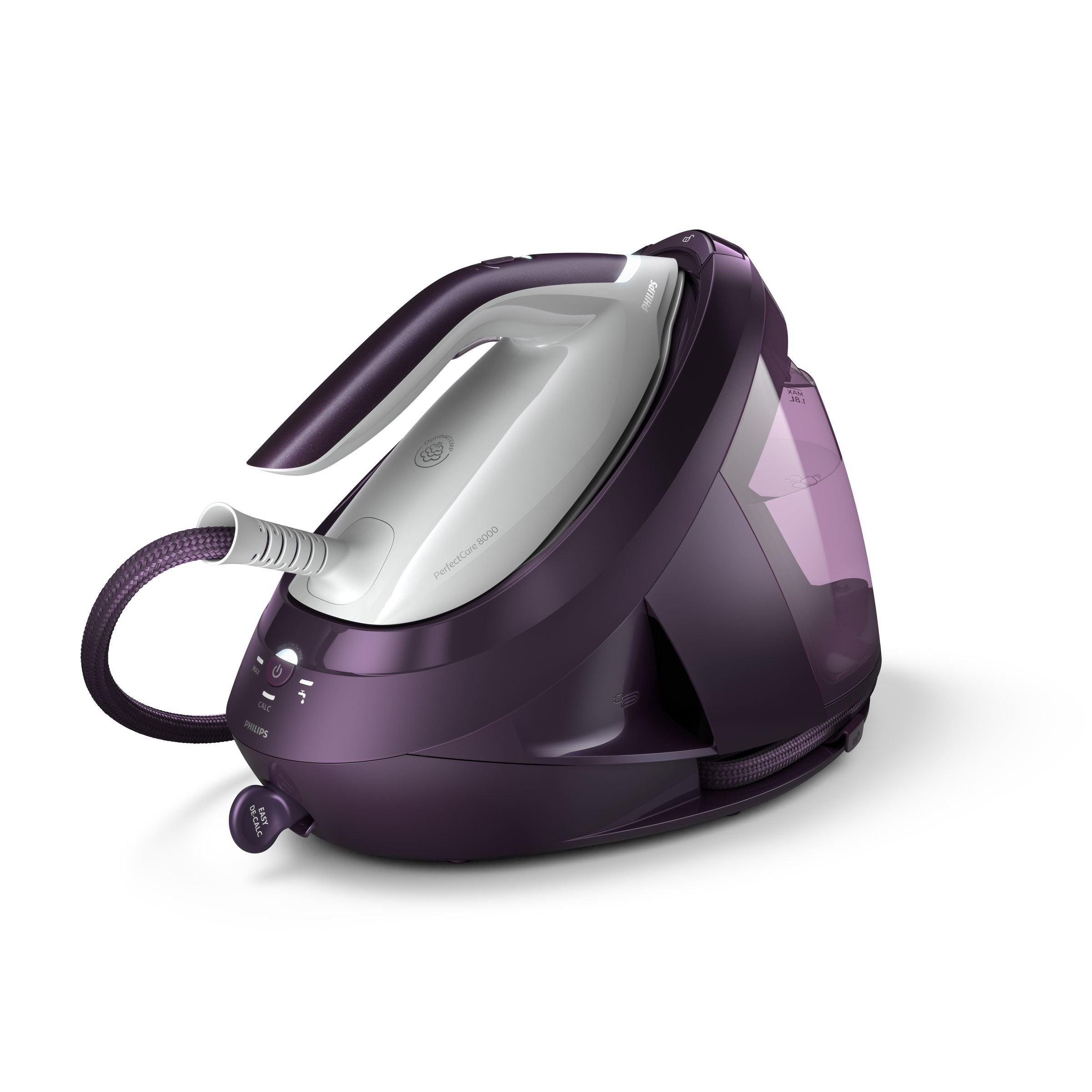 EAN 8720389001086 - Philips 8000 series PSG8050/30 estación plancha al vapor 2700 W 1,8 L Suela de SteamGlide Púrpura imagen 2