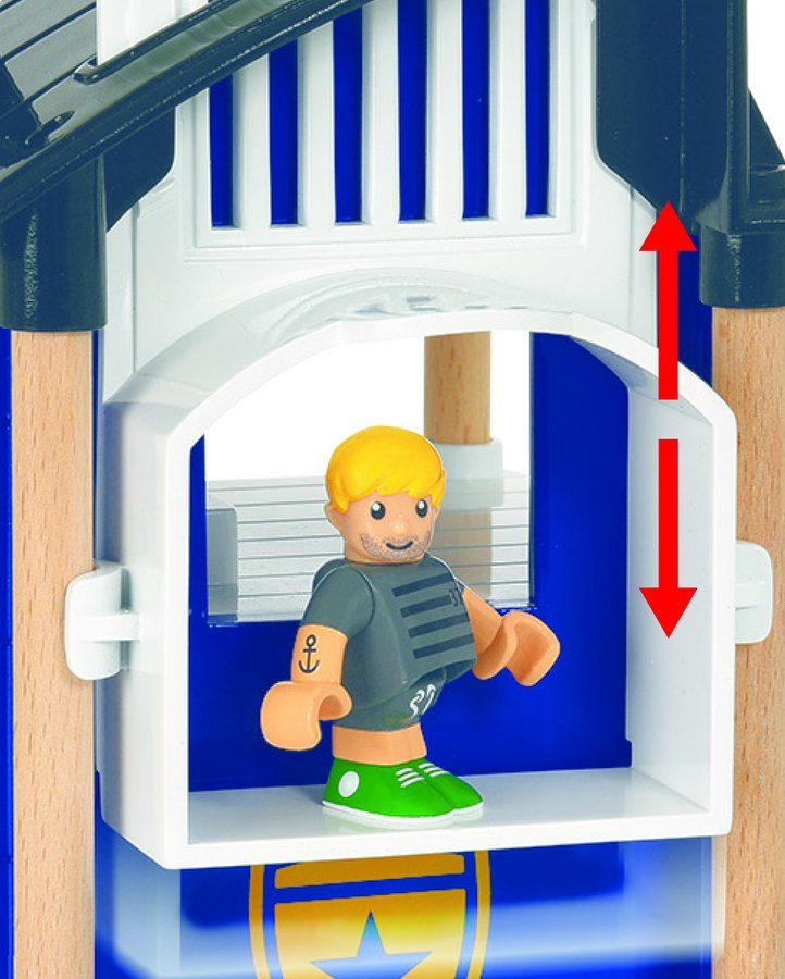 Brio Comisaría De Policía Mundial Con Vehículo De Emergencia, Vehículo De Juguete. 33813