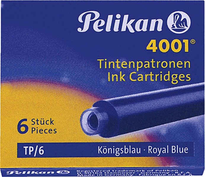 Pelikan Tp/6 Blue Cartucho De Tinta 6 Pieza(S) Azul