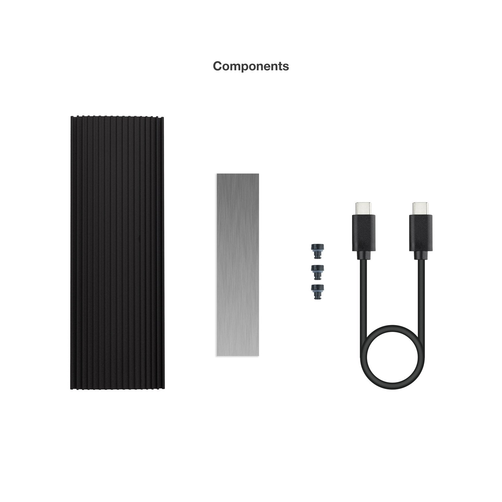 Caja Externa Para Disco Ssd M.2 Nvme Tooq Tqe-2230b Usb 3.1