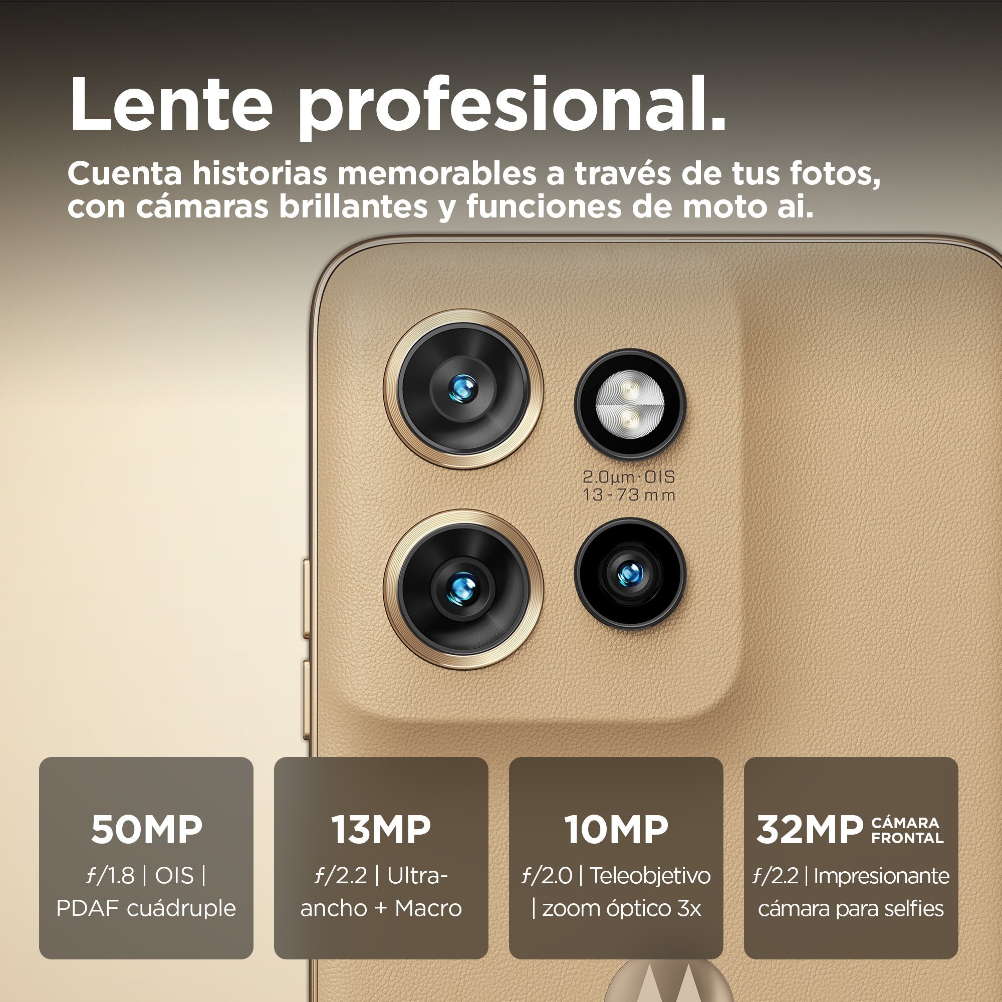 EAN 0840023278440 - Motorola edge 50 Neo 16,1 cm (6.36") SIM doble Android 14 5G USB Tipo C 8 GB 256 GB 4310 mAh Crema de col imagen 5