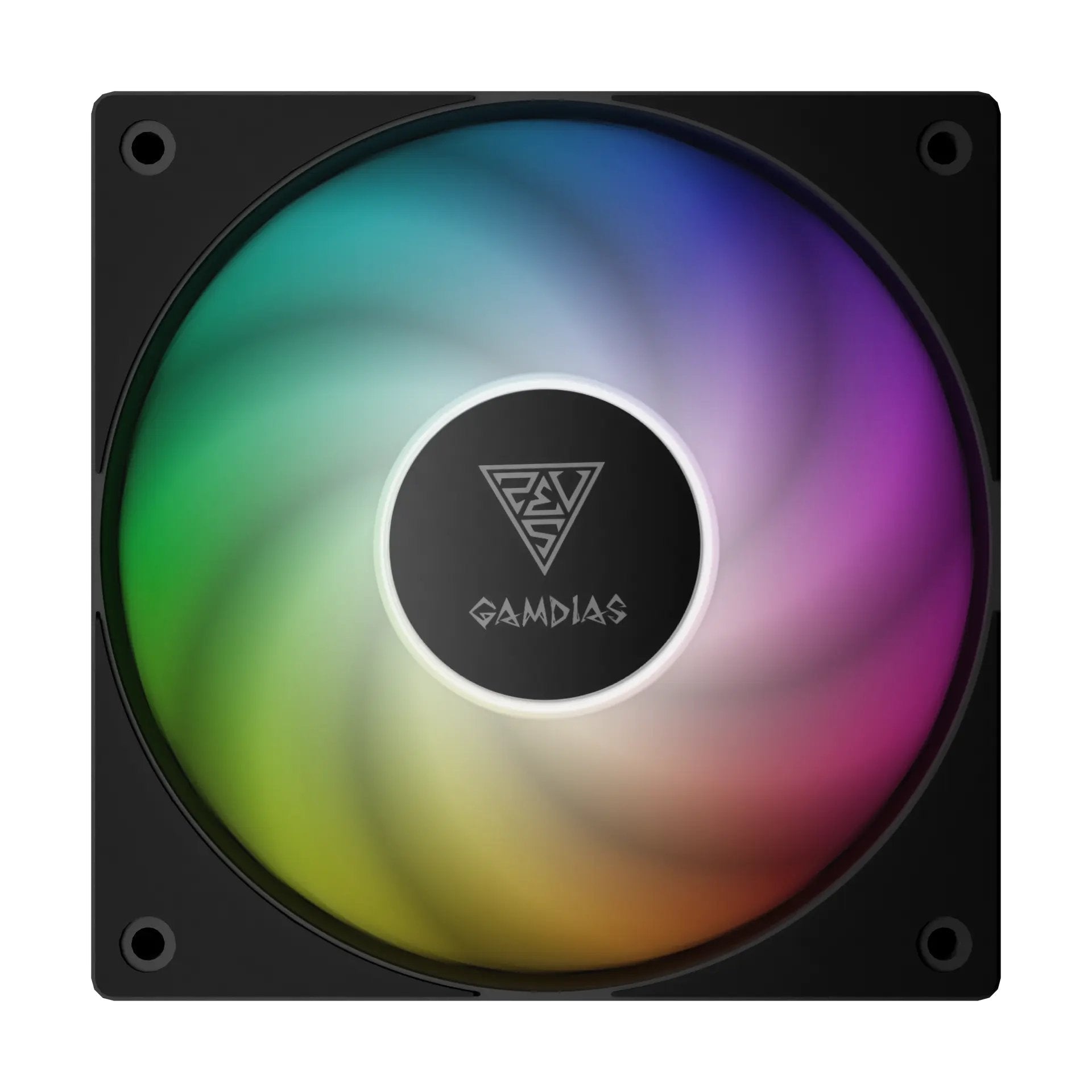 Ventilador Pc Gamdias Notus M1-1201 Argb Pwm De 120 Mm Incluye Hoja Inversa, Conexión En Cadena De Margarita, Tecnología De Bucle Cerrado Para Rpm Constantes En El Enfriador, Funcionamiento De Bajo