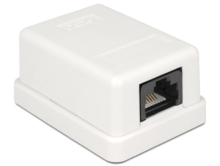 EAN 4043619862481 - DeLOCK 86248 caja de tomacorriente Blanco imagen 1