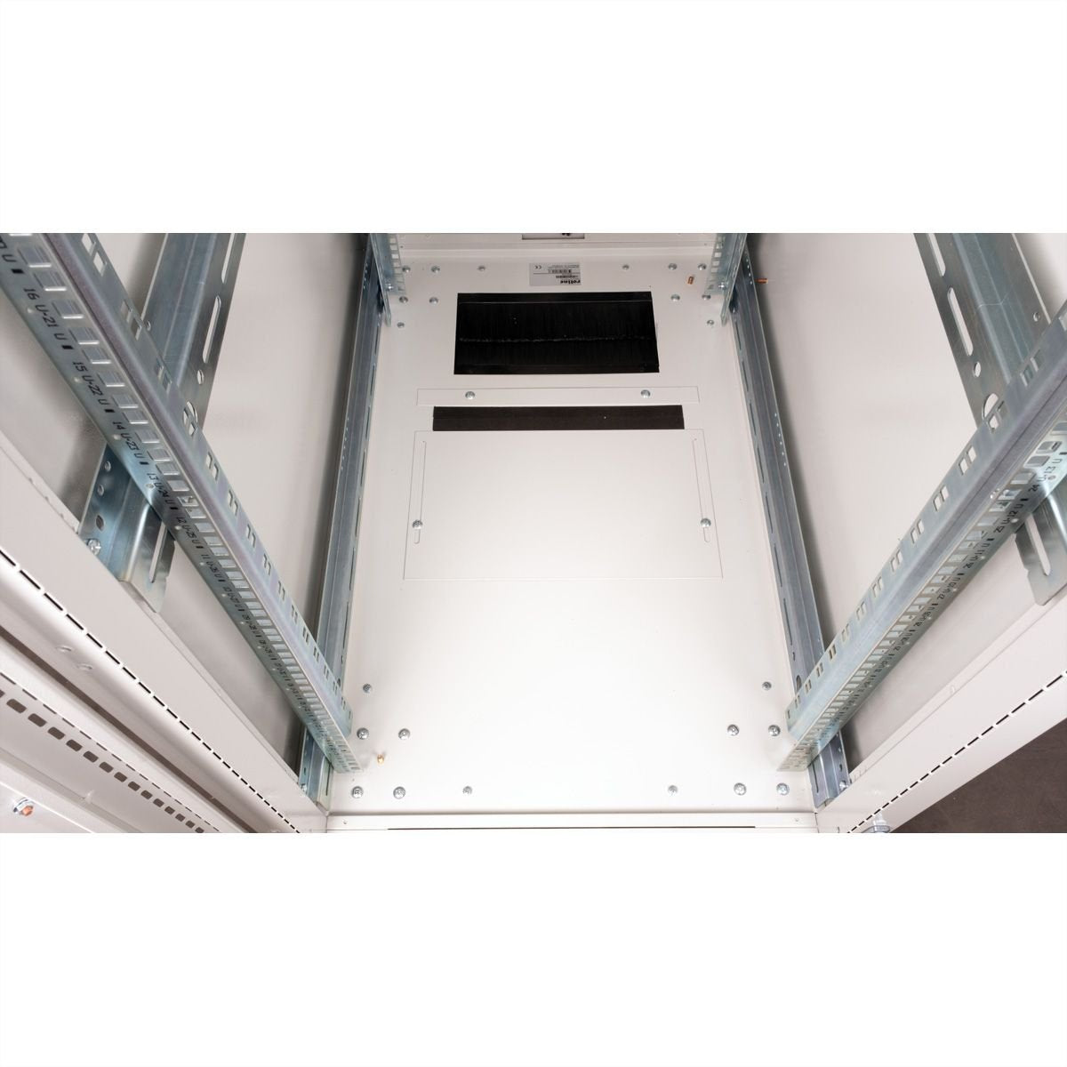 Roline 19-Zoll Serverschrank Pro 36 He, 600x1000 Bxt Grau Plexiglas
