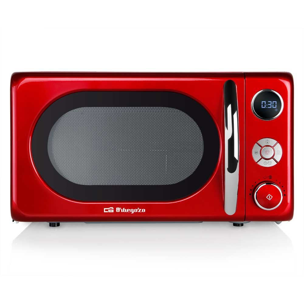 Orbegozo Mig 2042 Microondas Vintage Multifuncion - Potencia 700w/900w - 10 Niveles De Potencia - Grill De Cuarzo -