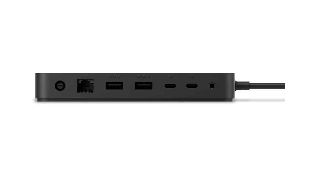 Microsoft Surface Dock Estación De Conexión Thunderbolt 4 3 X Thunderbolt 1gbe 2.5gbe 165 Vatios