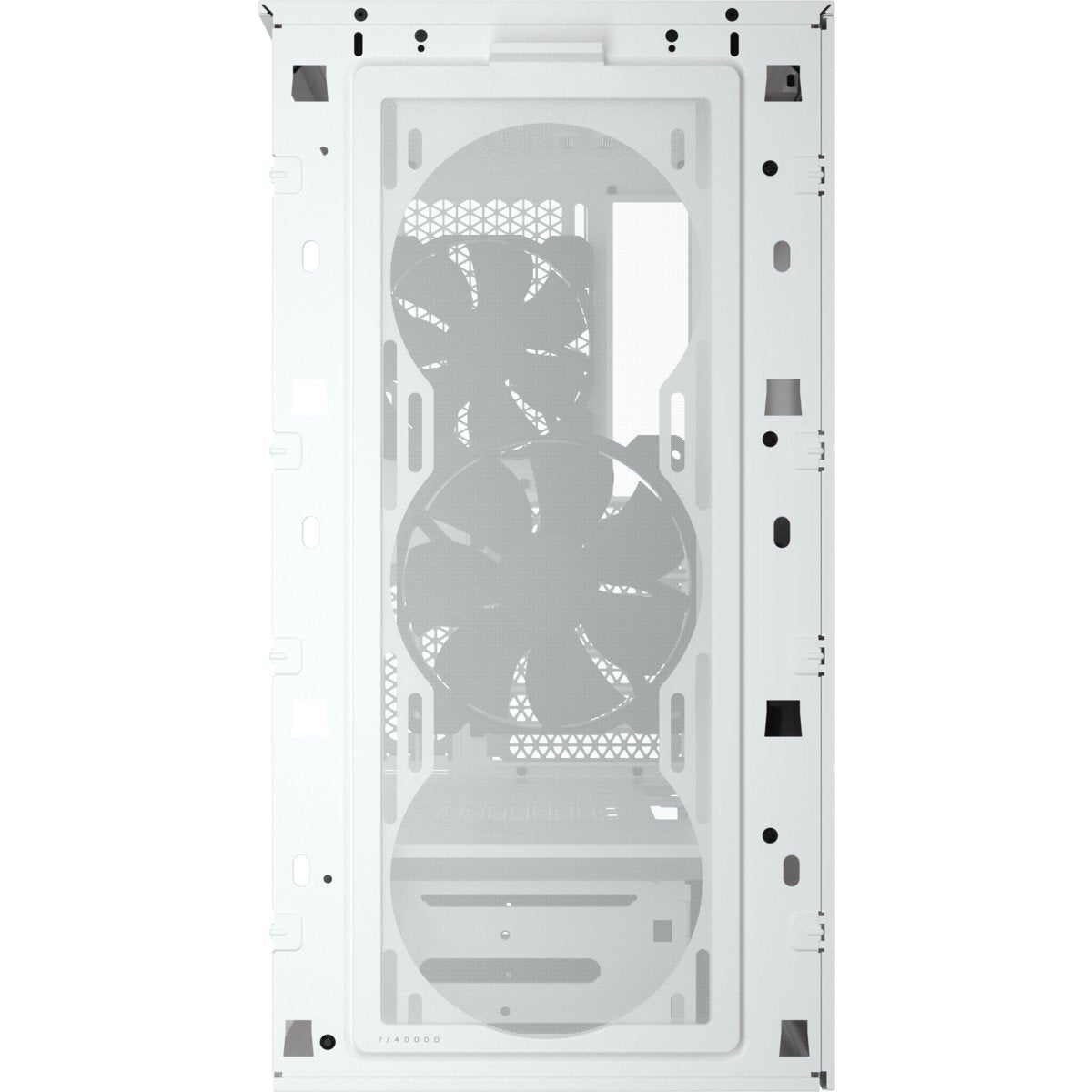 Caja Pc Corsair 4000d Airflow Midi Tower Blanco Corsair Crystal 4000d Airflow Mid-Tower Cristal Templado Blanca Cc-9011201-Ww