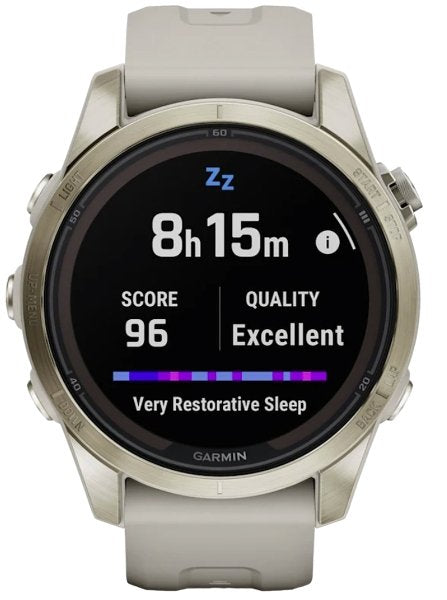 Garmin Fenix 7spro Sapphire Solar -42mm - Light Sand Soft Go
